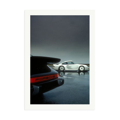 Porsche Test Track Framed Print Print Only XXL