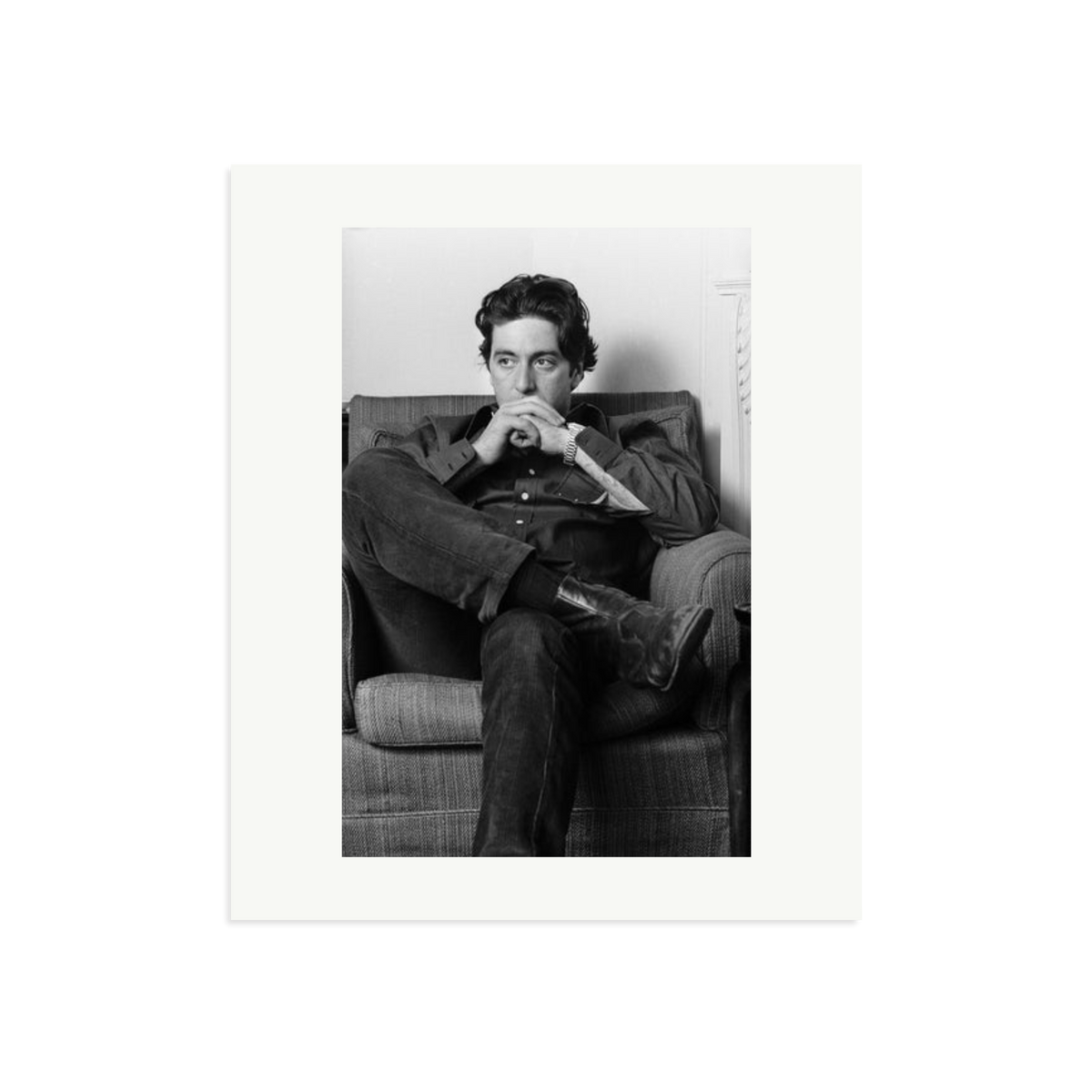 Thoughtful Al Pacino Framed Print Print Only Large