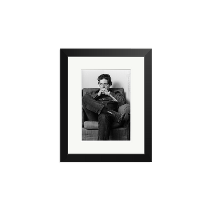 Thoughtful Al Pacino Framed Print Black Small