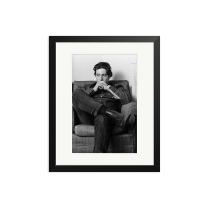 Thoughtful Al Pacino Framed Print Black Medium