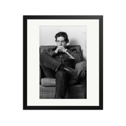 Thoughtful Al Pacino Framed Print Black Large