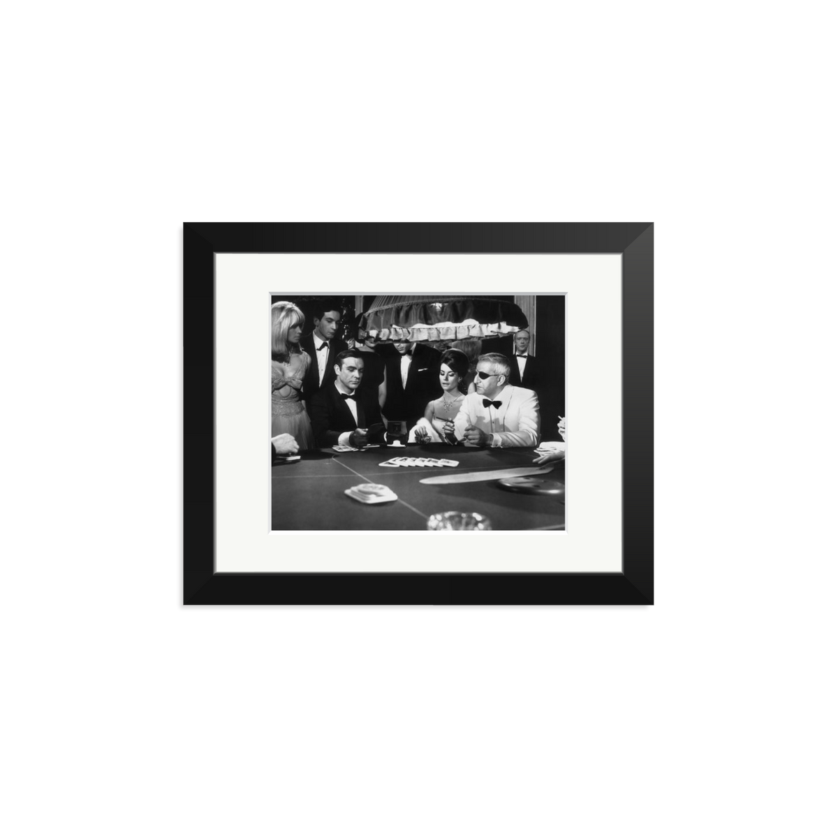 Thunderball Gambling Framed Print Black Small