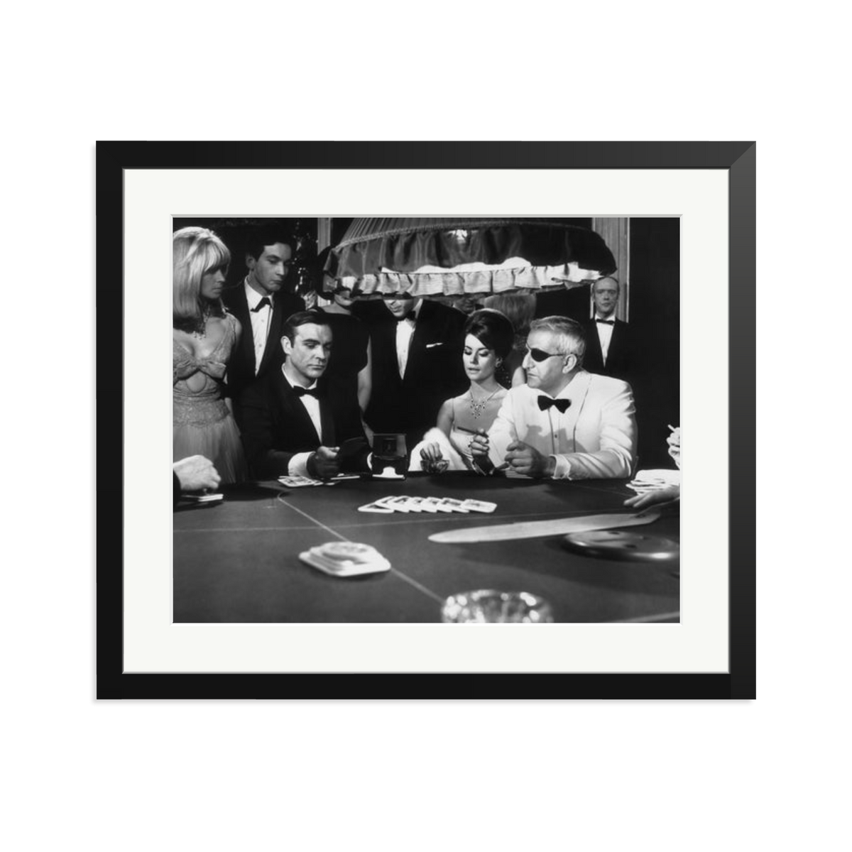 Thunderball Gambling Framed Print Black Large