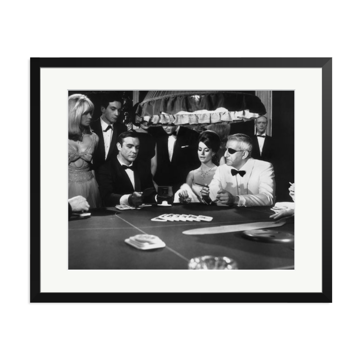 Thunderball Gambling Framed Print Black XL