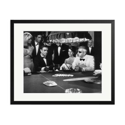 Thunderball Gambling Framed Print Black XL