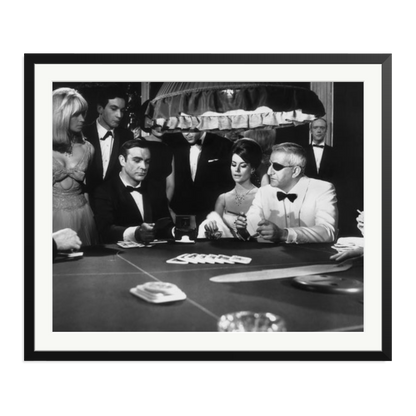 Thunderball Gambling Framed Print Black XXL