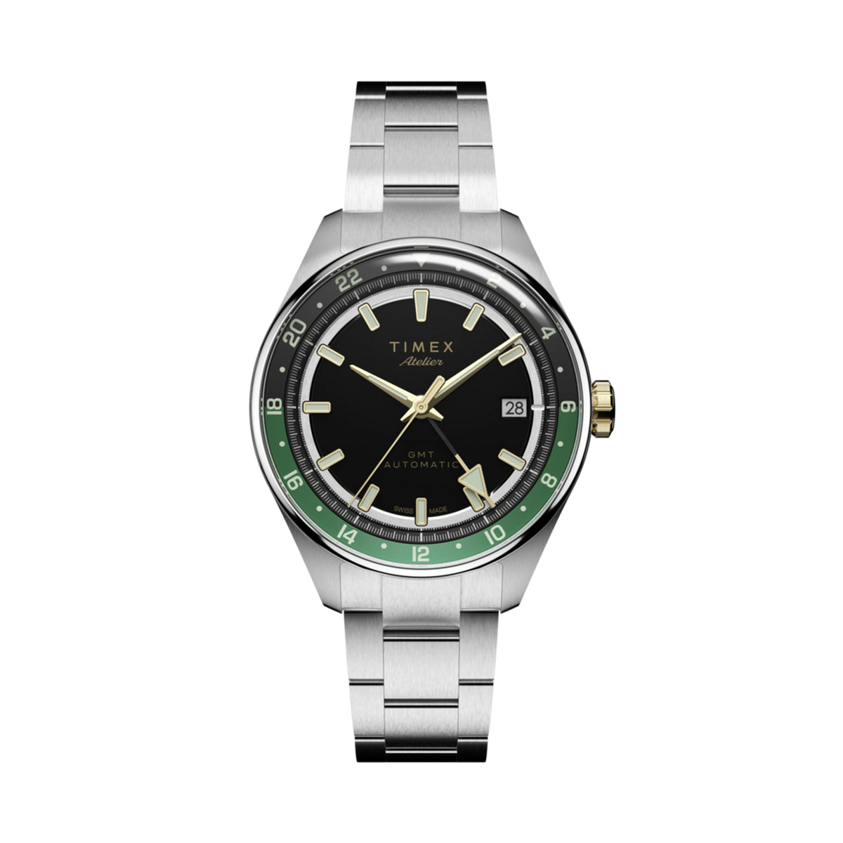 Timex Atelier GMT Première M1a Watch Stainless Steel