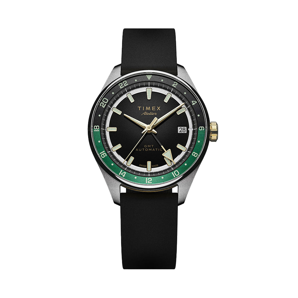 Timex Atelier GMT Première M1a Watch NBR Synthetic Rubber