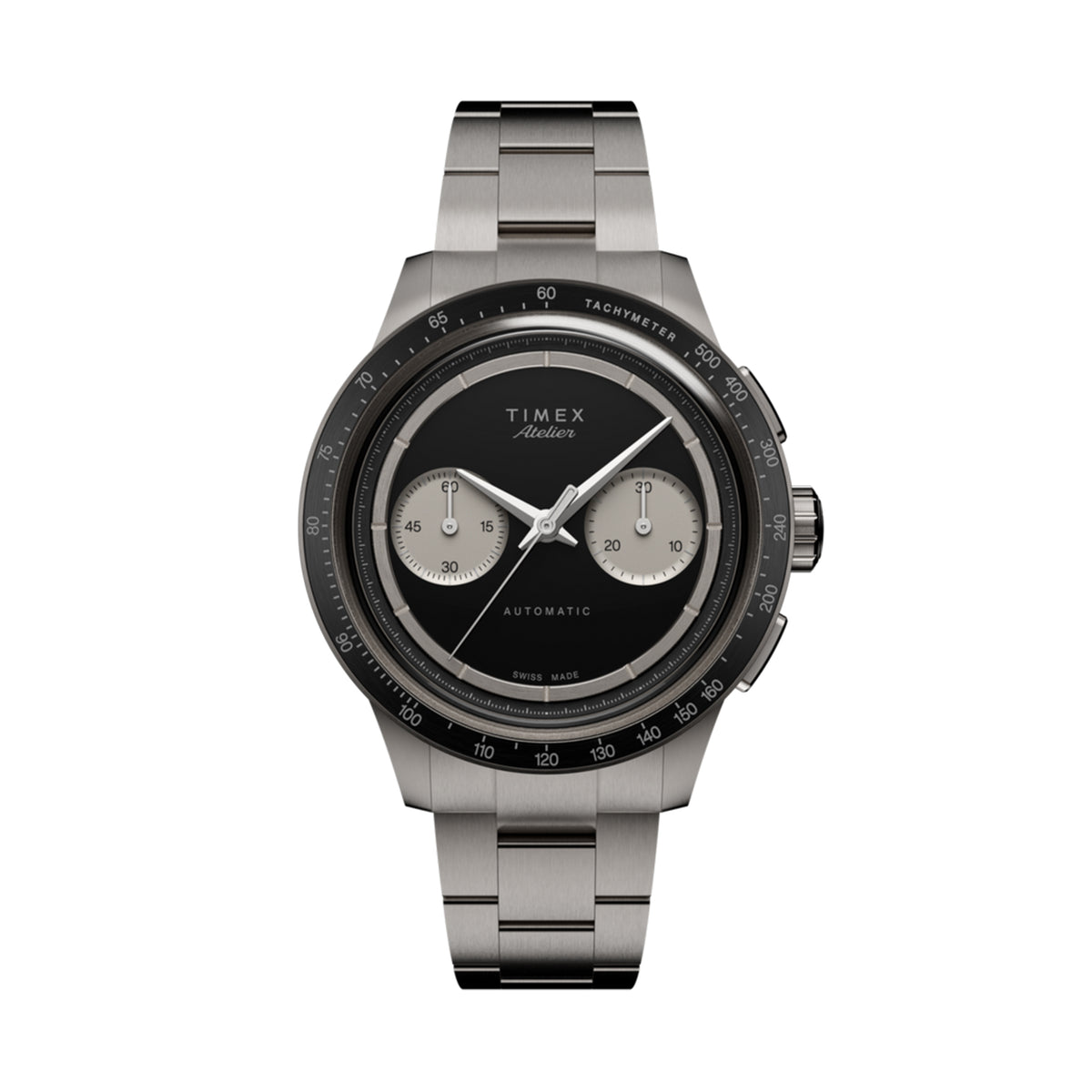 Timex Atelier M1a Ti Chronograph Watch Titanium Bracelet