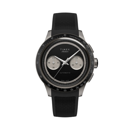 Timex Atelier M1a Ti Chronograph Watch Synthetic Rubber Strap