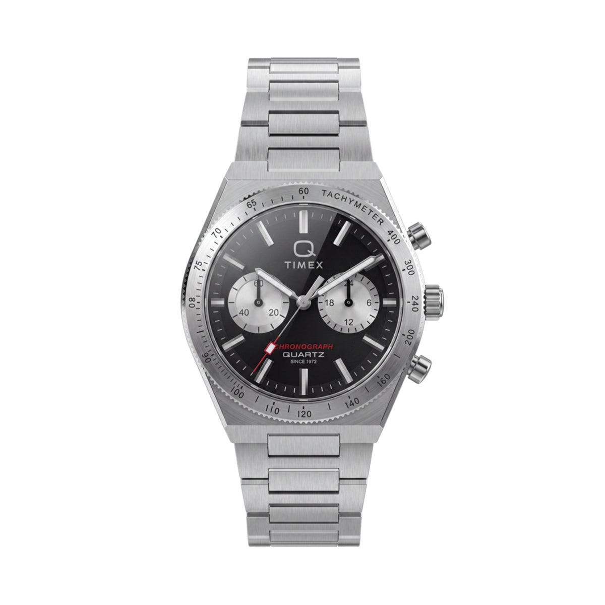 Timex Q Continental Chronograph Watch Black