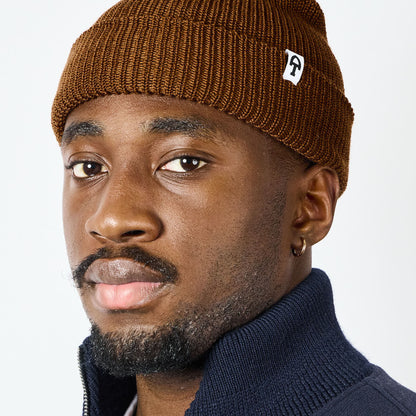 American Trench Merino Cardigan Stitch Beanie