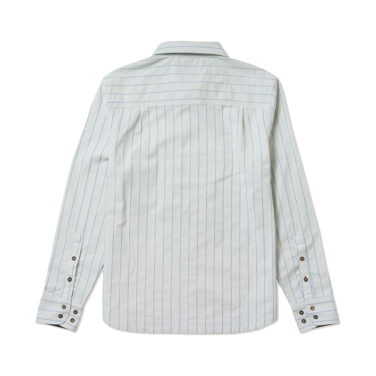 Imperfects Tradesman Button-Down in Striped Chambray