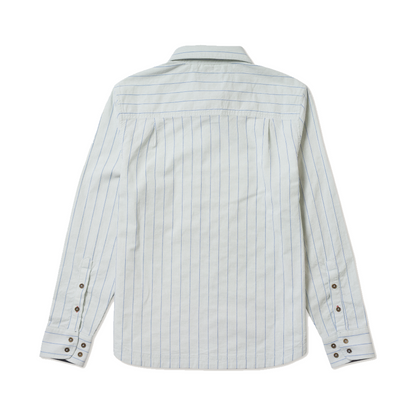 Imperfects Tradesman Button-Down in Striped Chambray