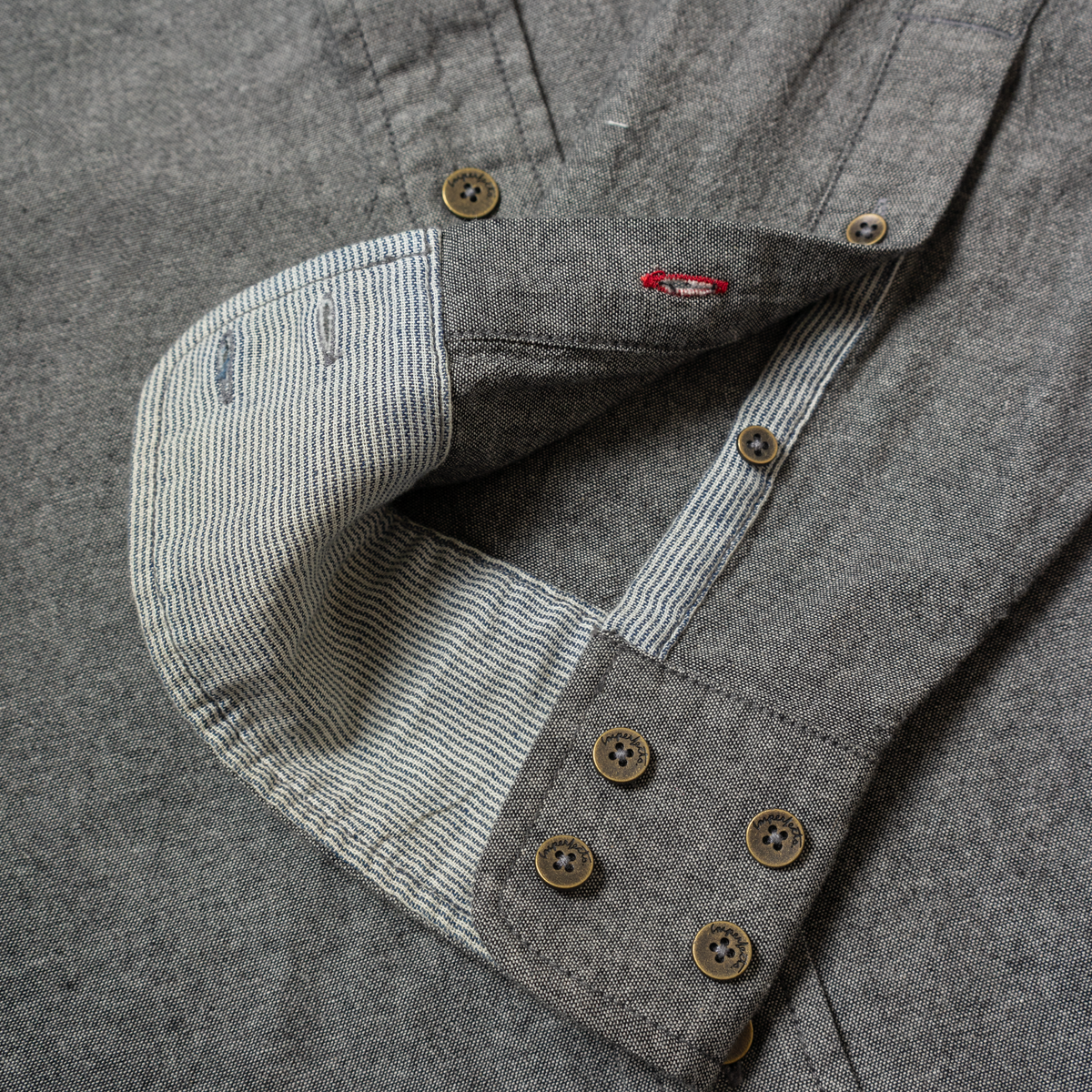 Imperfects Tradesman Button-Down in Chambray