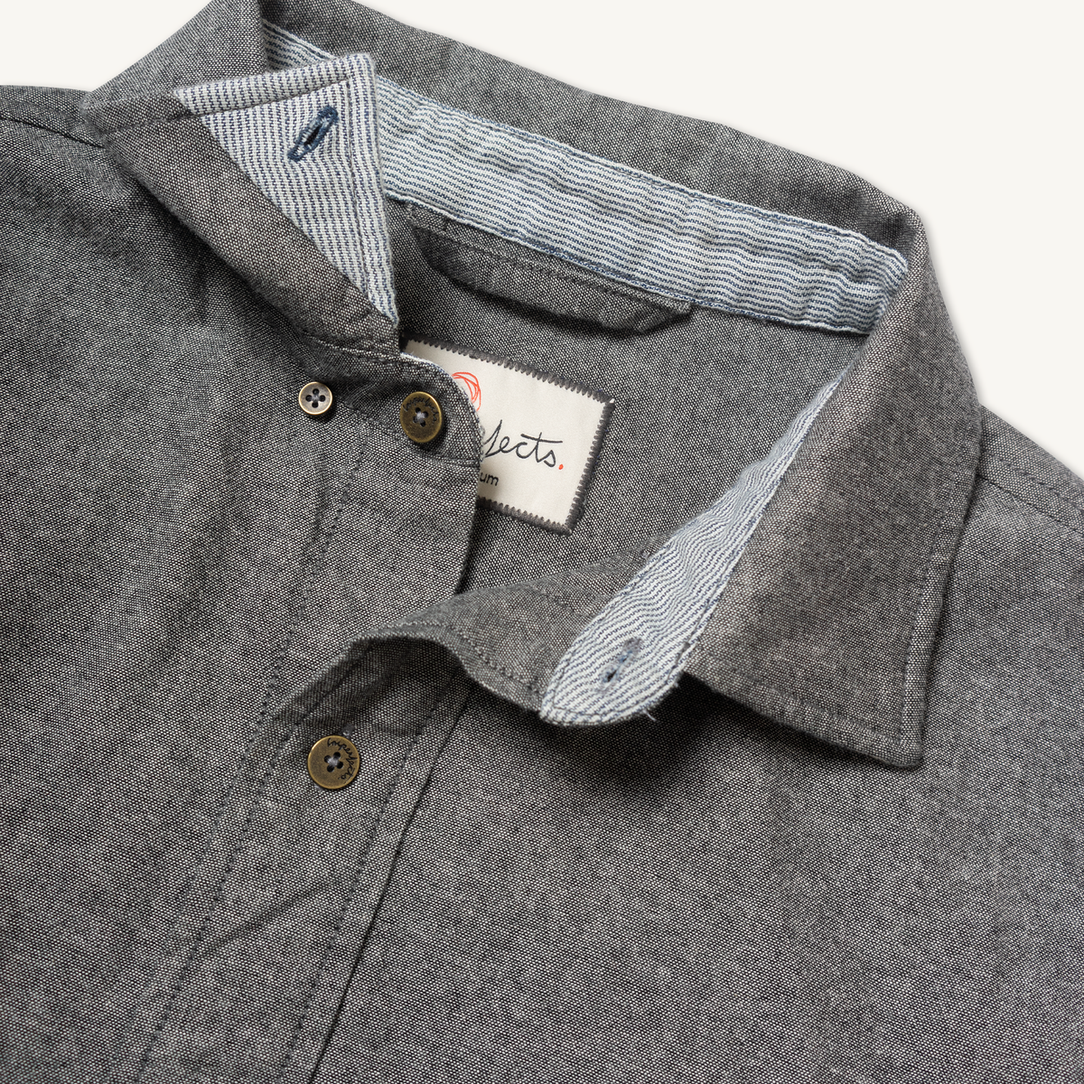 Imperfects Tradesman Button-Down in Chambray