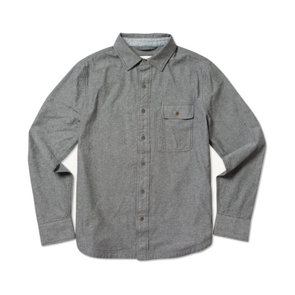 Imperfects Tradesman Button-Down in Chambray Obsidian