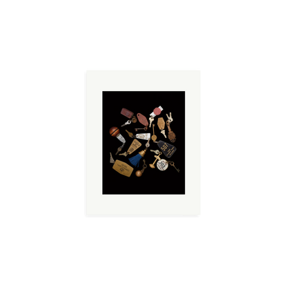 Travel Keys Framed Print Print Only Small