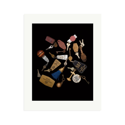 Travel Keys Framed Print Print Only XL