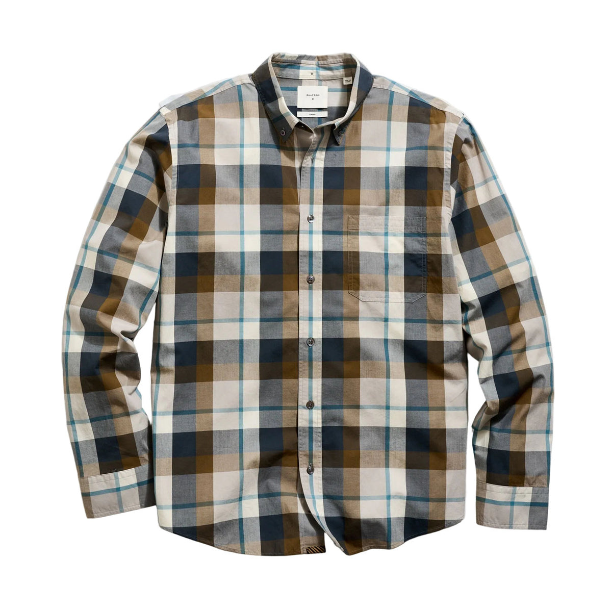 Billy Reid Bold Plaid Tuscumbia Shirt Button Down Multi