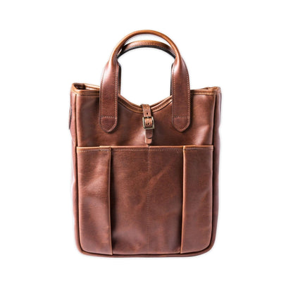 Tom Beckbe Leather Whiskey Tote Oak