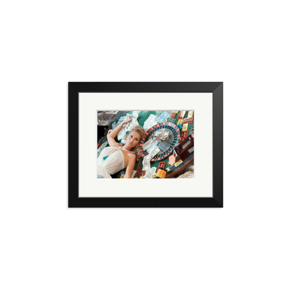 Ursula Andress at Casino Royale Framed Print Black Small
