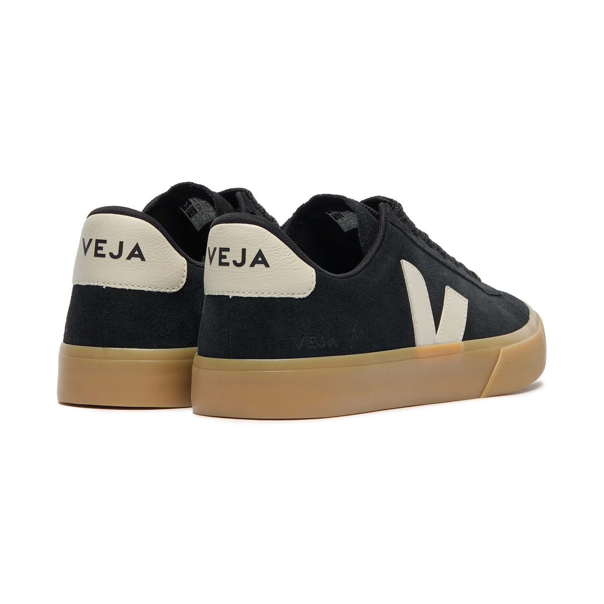 Veja Campo Bold Black Suede Sneakers