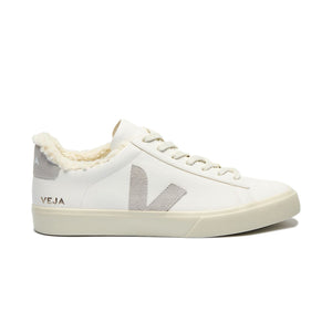 Veja Campo Winter Sneakers CAMPO FURED LEATHER WHITE LIGHT GREY