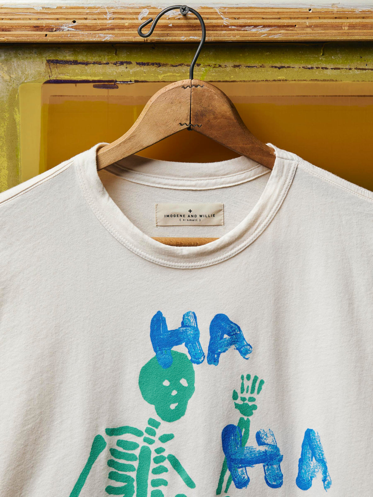 imogene + willie the "last laugh" tee