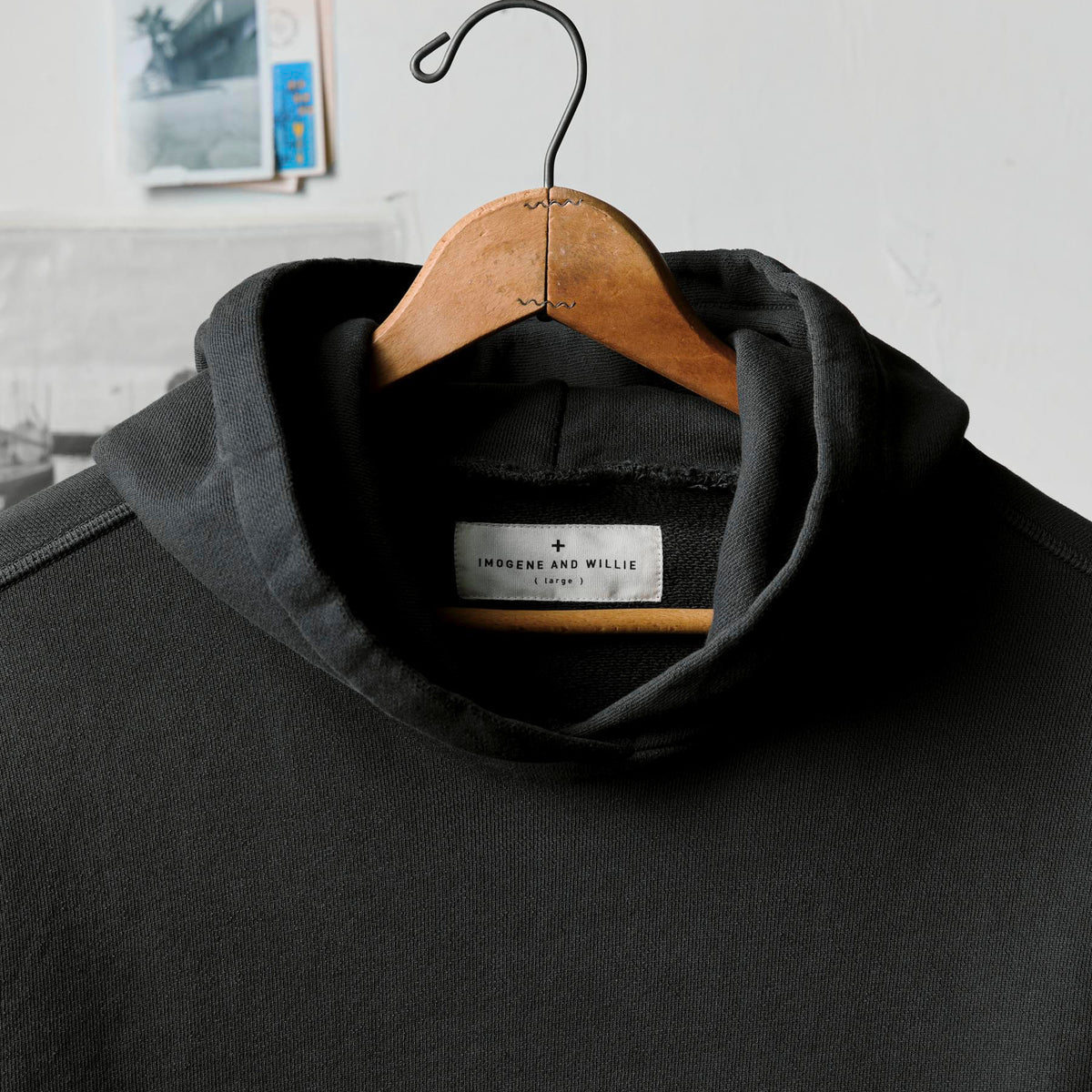 Imogene+Willie davenport hoodie in faded black