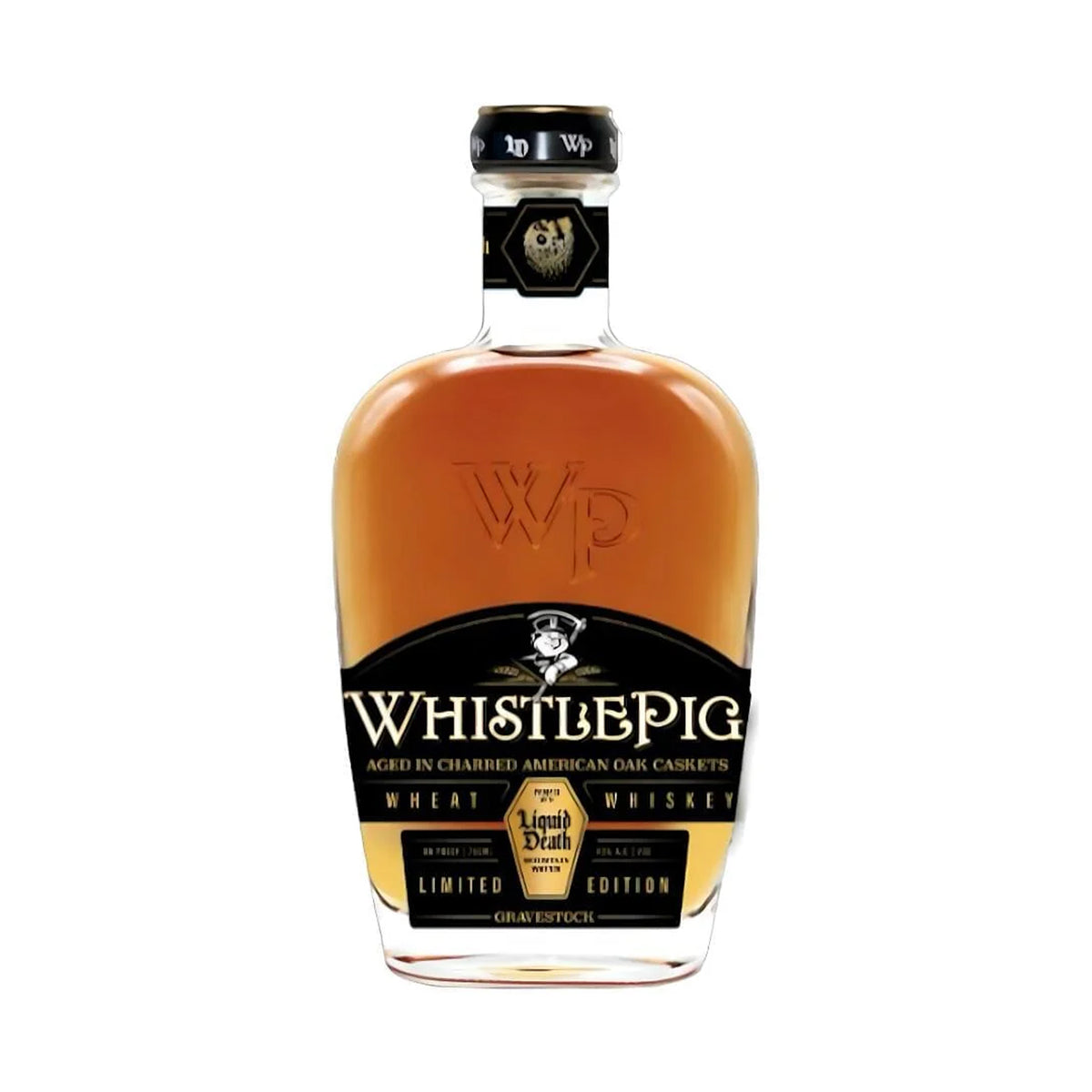WhistlePig X Liquid Death Gravestock Wheat Whiskey