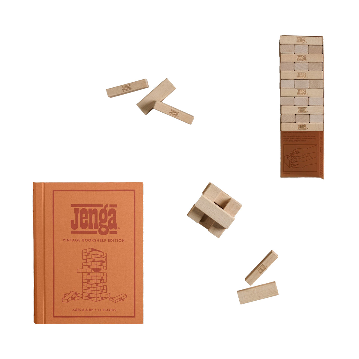 Vintage Bookshelf Game Collections