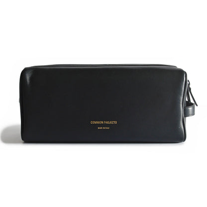Common Projects Leather Wash Bag Black