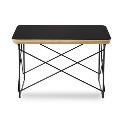 Eames Wire Base Low Table Black Base Black Top