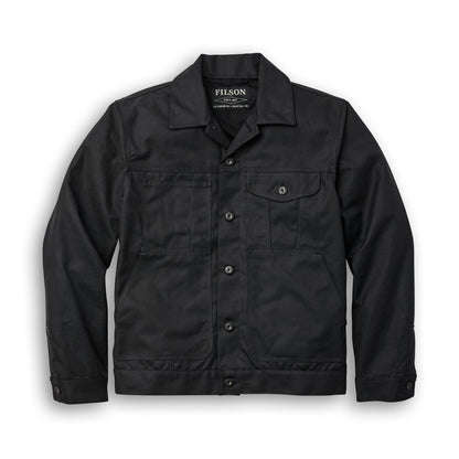 Filson Tin Cloth Short Lined Cruiser Jacket Black