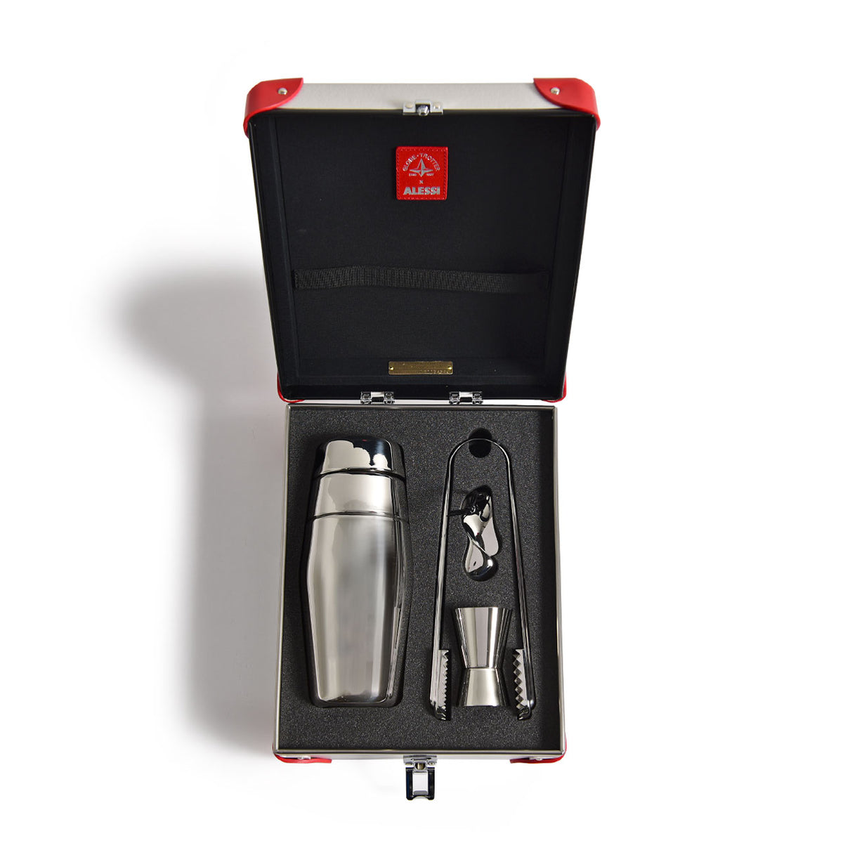 Globe-Trotter x Alessi Cocktail Set