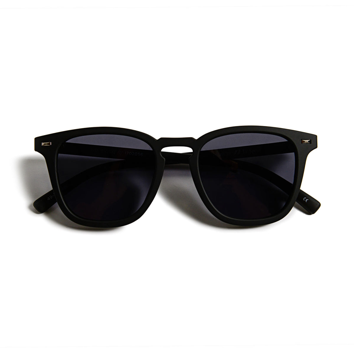 Le Specs No Biggie Sunglasses Black Rubber Polarized