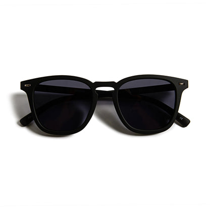 Le Specs No Biggie Sunglasses Black Rubber Polarized