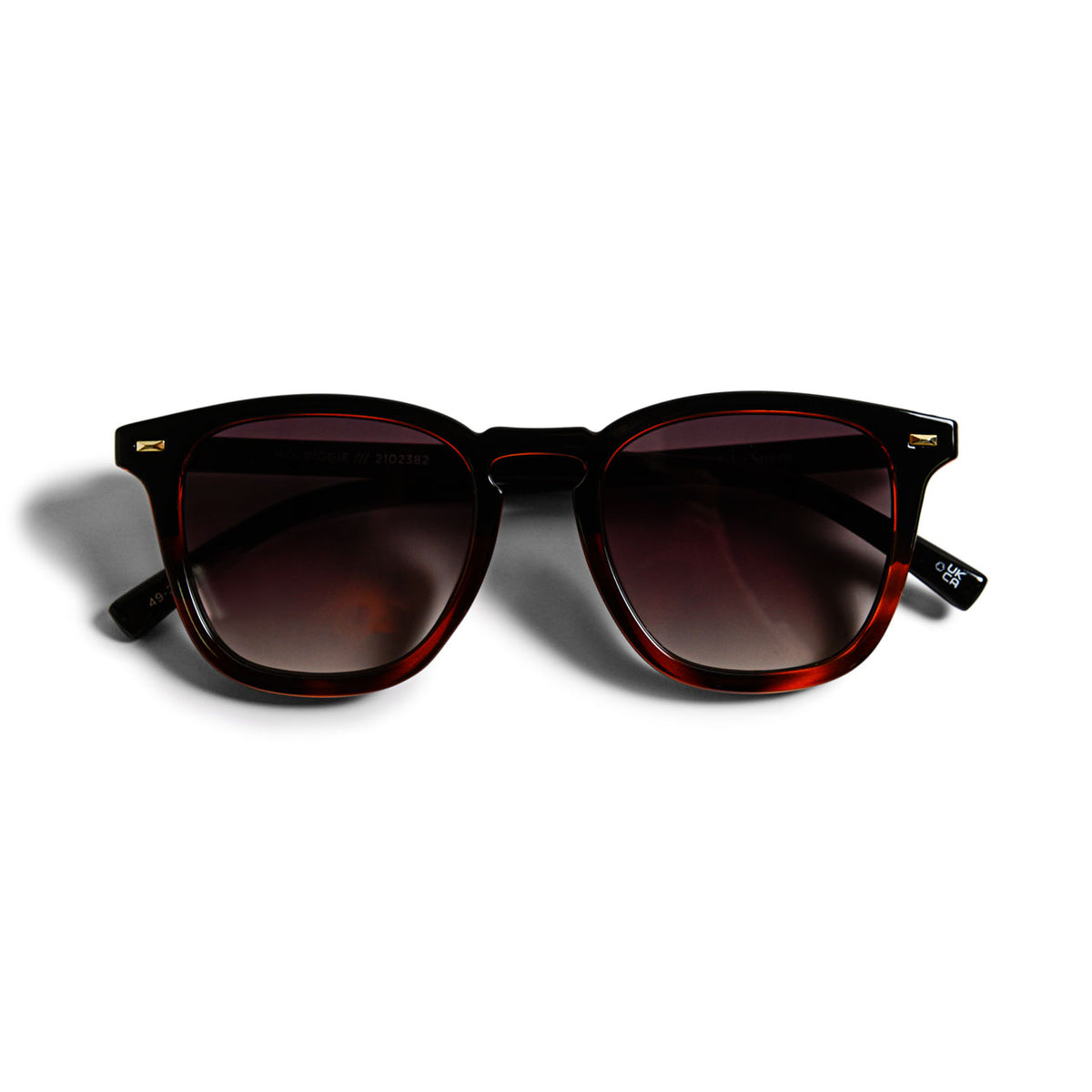 Le Specs No Biggie Sunglasses Black Tortoise Gradiant