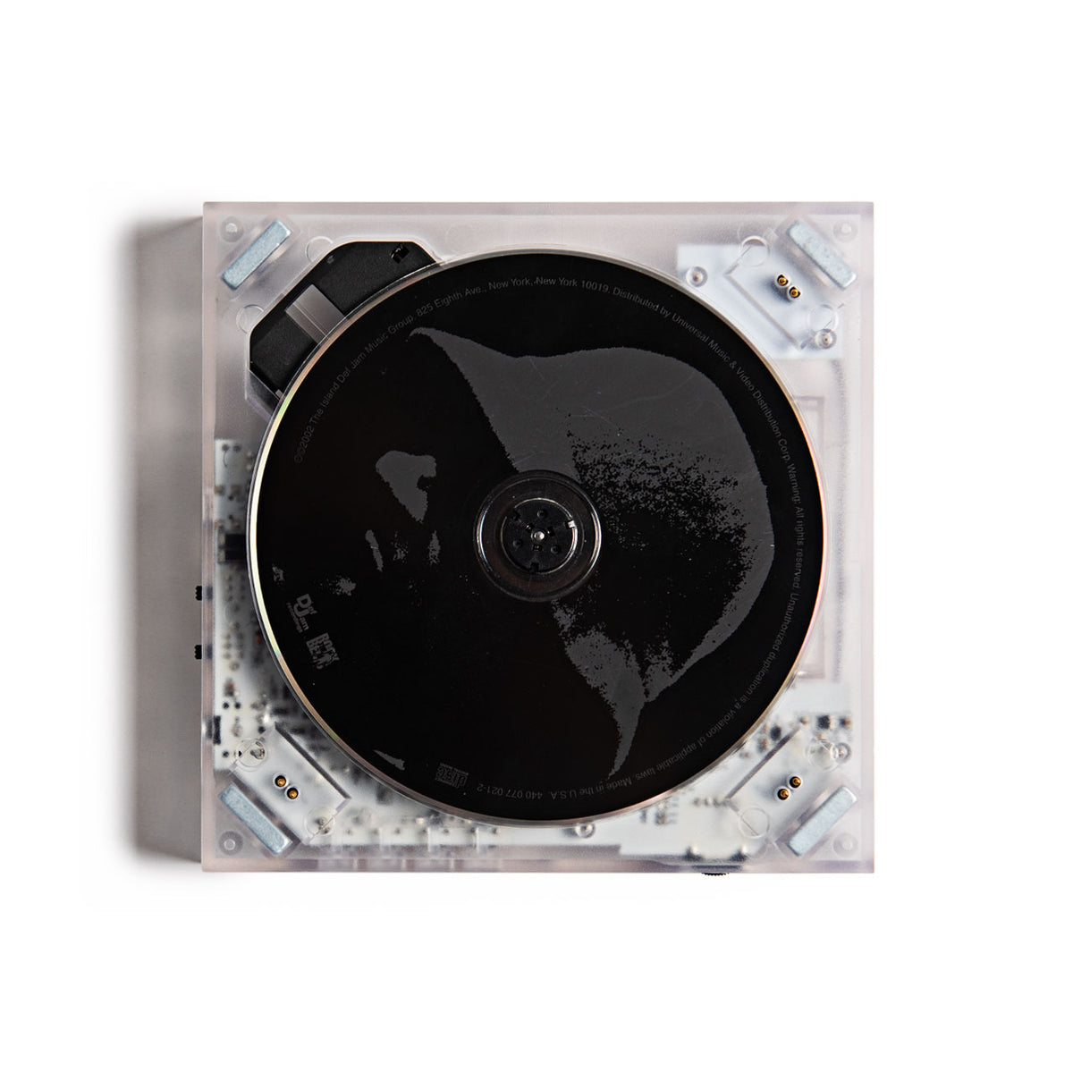 Ninm Lab Bluetooth CD Player Clear
