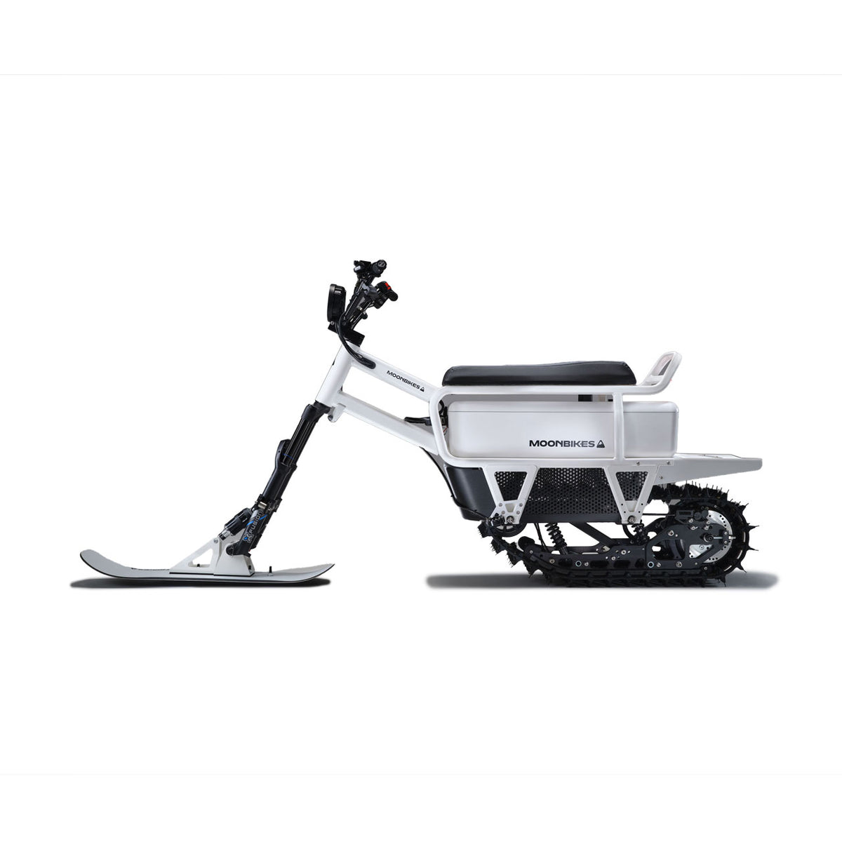 Moonbikes Electric Snowmobile White