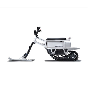 Moonbikes Electric Snowmobile White