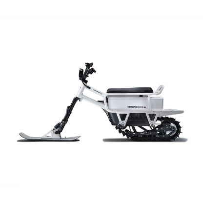 Moonbikes Electric Snowmobile White