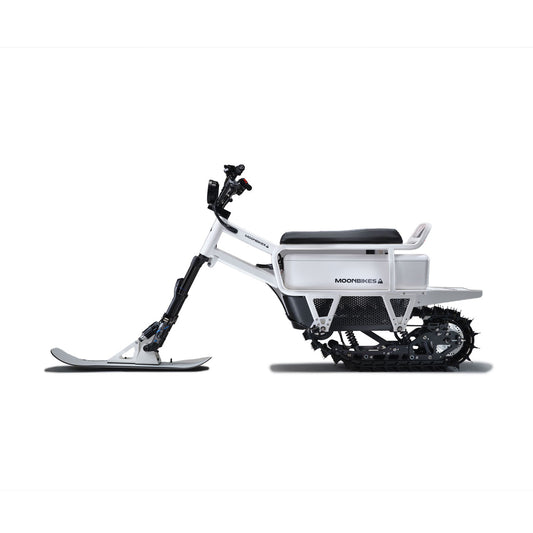 Moonbikes Electric Snowmobile White