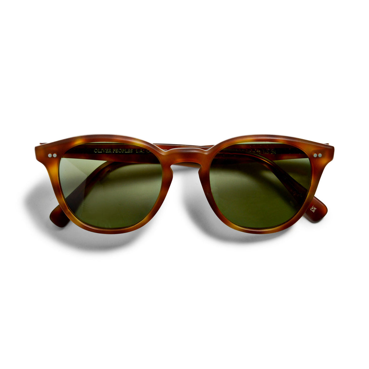 Oliver Peoples Desmon Sunglasses Matte LBR Vibrant Green